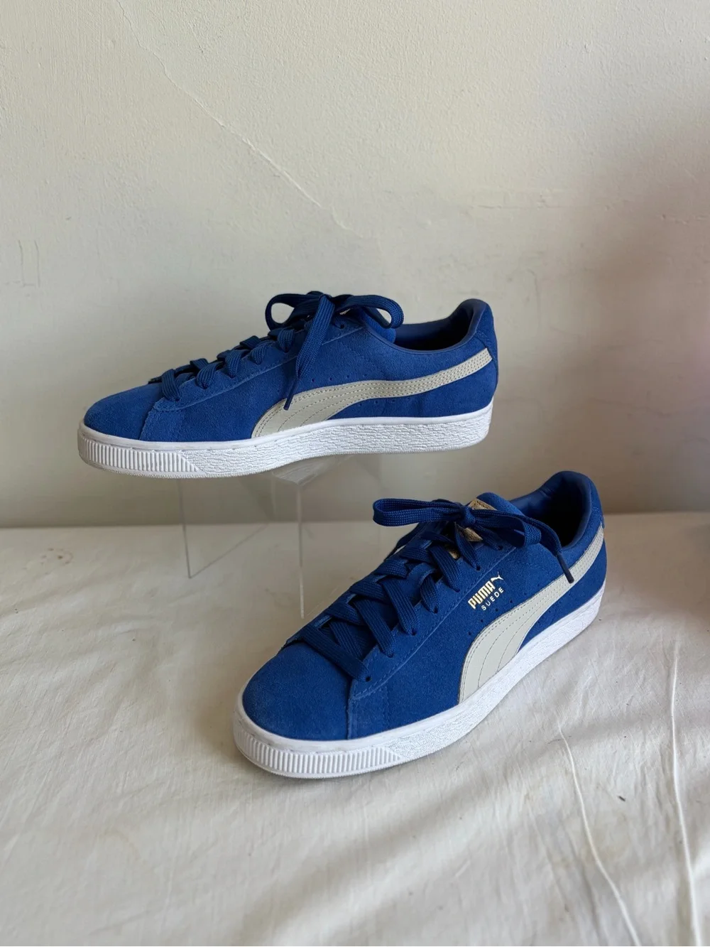 PUMA Suede Classic Pastime Surf The Web Blue Suede Low Top Blue/White 387060-02